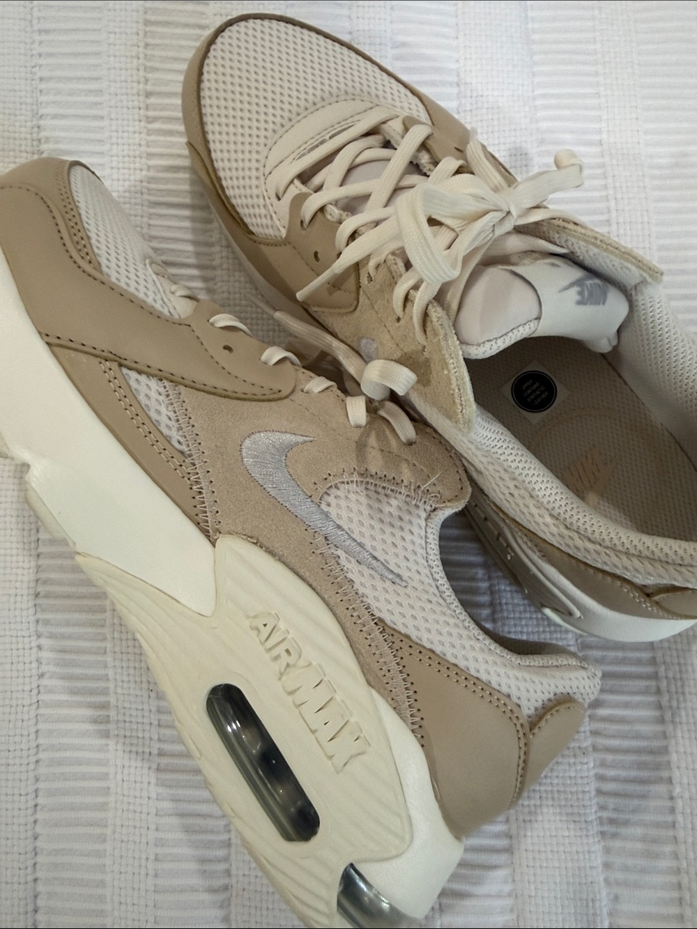 Nike Women’s Air Max Sneakers in Beige and Cream